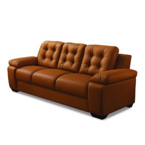 Sofá de 3 lugares Pitsburgo Corano Terracota - 207 cm