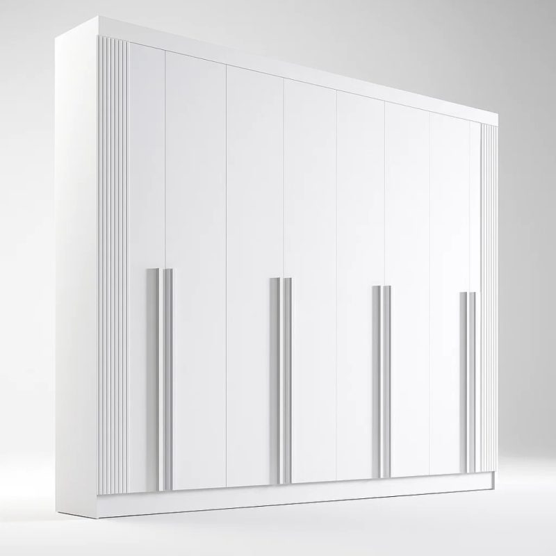 2 7 Guarda-Roupa Ripado Boston 275x240 - Branco