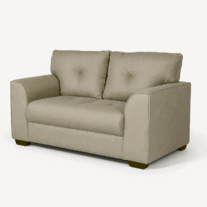 Sofá de 2 Lugares Dulce Jolie Bege - 148 cm