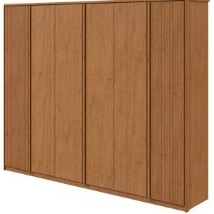 Guarda-Roupa 6 Portas Geom Amendoa - 274x233