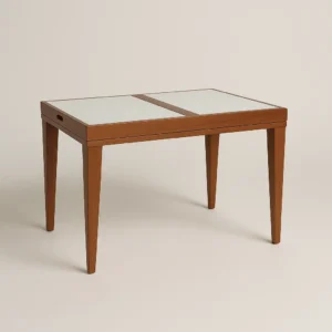 Mesa Extensiva Genova - Imbuia/ Off White