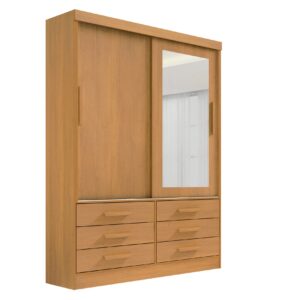 Guarda-Roupa Tucson 3 Portas Cinamomo - 135x218