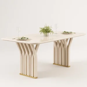 Mesa de Jantar Celina Off White - 180x100