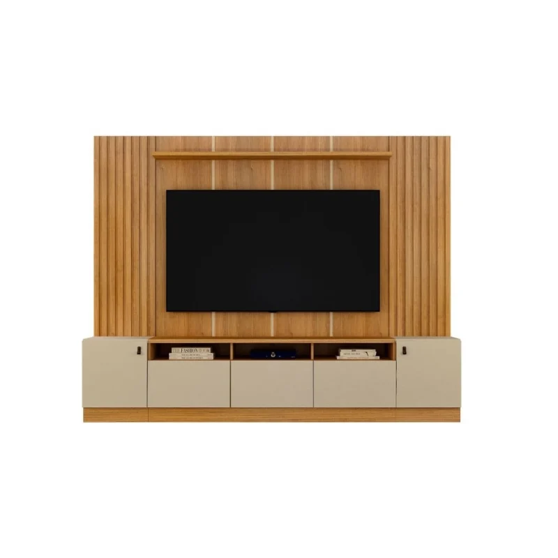 1 GG Conjunto Home Central 2 modulos Armenia 40 Home para Tvs até 65 polegadas + 2 módulos Armenia