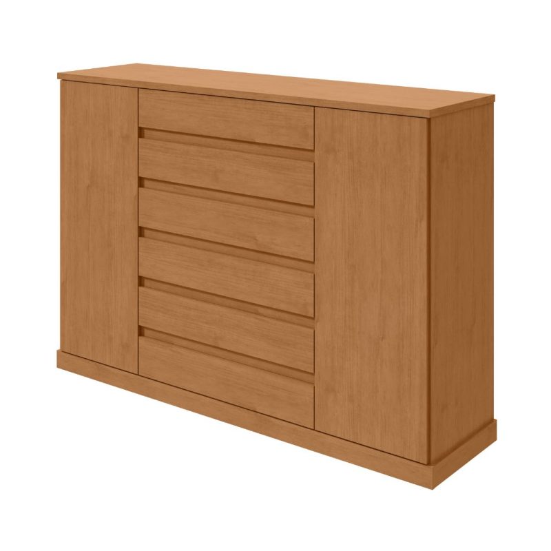 9233 1 Cômoda Bari 173 cm - Amêndoa