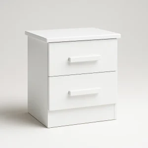 Mesa de cabeceira New Athos 2 gav - Branco