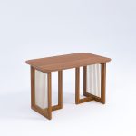 1 12 Mesa de Jantar 130x80 Regia - Cinamomo sem Vidro