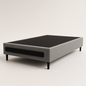 Base Box Casal Italia - Cinza/Preto