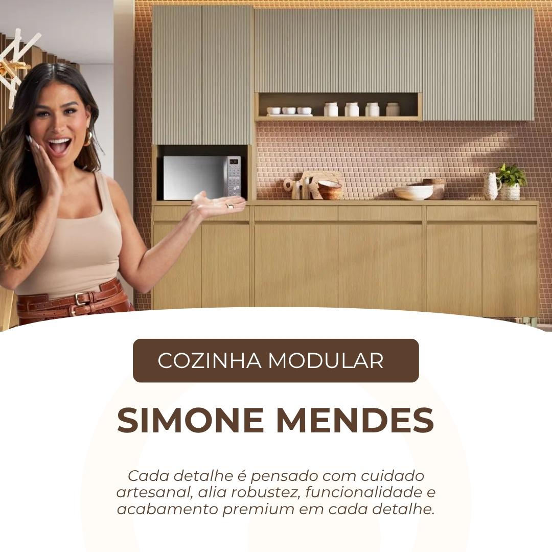 Cozinha Modulada Simone Mendes 2 CO 1 Cozinha Modulada Simone Mendes