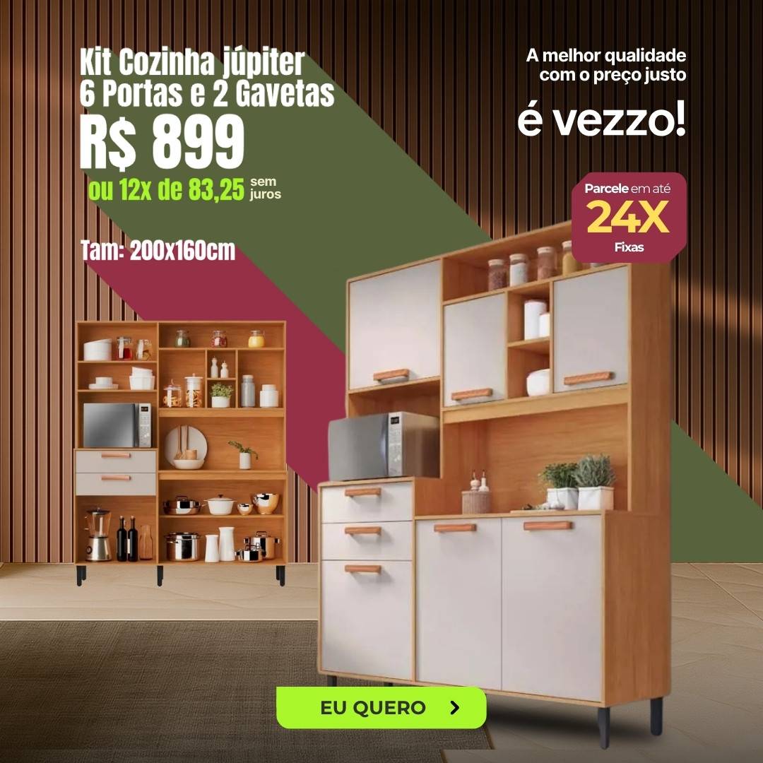 05 Kit Cozinha Jupiter Home